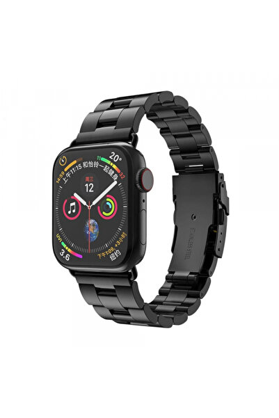 Techsuit Curea W036 pentru Apple Watch 42mm/ 41mm/ 40mm/ 38mm Series, Negru