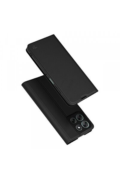 Techsuit Case for Motorola Moto G56, Techsuit, Magskin Book, Black