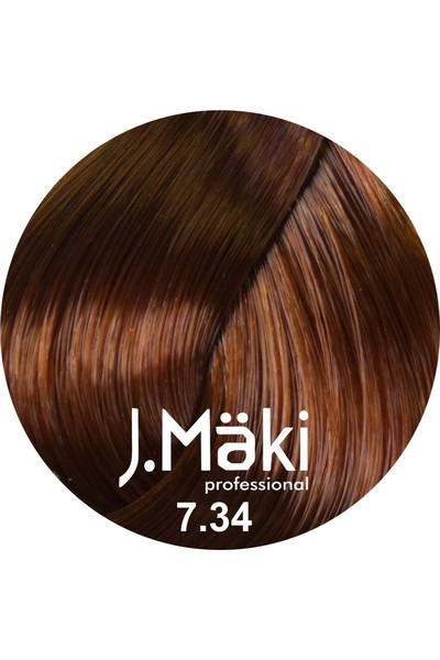 J.Mäki professional J.Maki Professional vopsea de păr 7.34 medium golden copp...