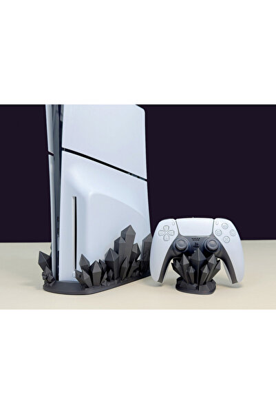 DU&ER 🎮 PS5 Slim Stand – Oyun Konsolu Standı / Dikey Sabitleyici ve Soğutma ...