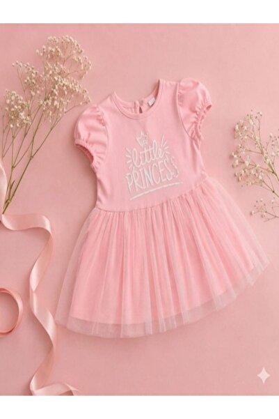 NS ATEİLER Little Princess Tutu Baby Girl Dress – Powder Pink Coral Princess ...