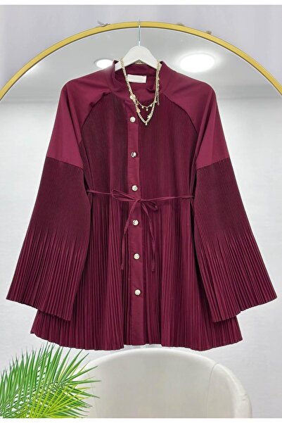 MODA VEDAT Γυναικείο πουκάμισο με πιέτες -0450