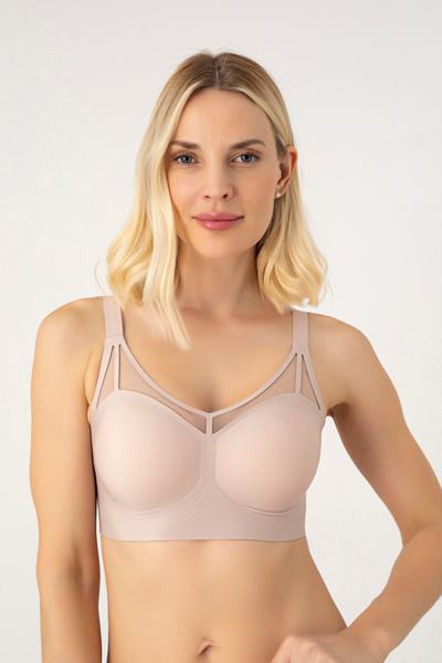 Best Model Stitch-Free Laser Bra with Removable Pads Without Underwire 2210