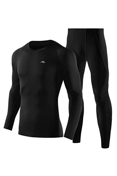 Gigglejoy 2PCS Fitness Running Compression Suit for Men Casual Men's Suit Tig...