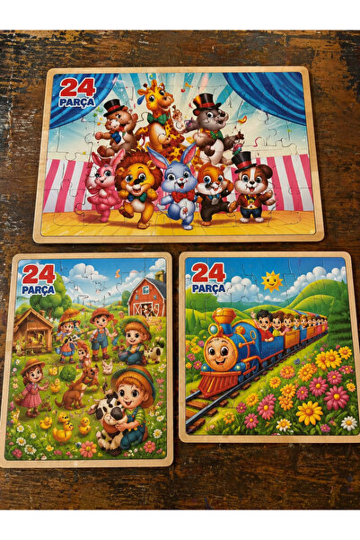 MAKETÇİNİZ Ahşap Puzzle Yapboz