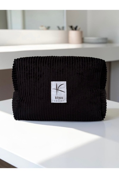 Kityuu Velvetgo Daily Casual Makeup Bag with Gift |   Multi-Purpose Makeup Brush Organizer Cosmetic Bag