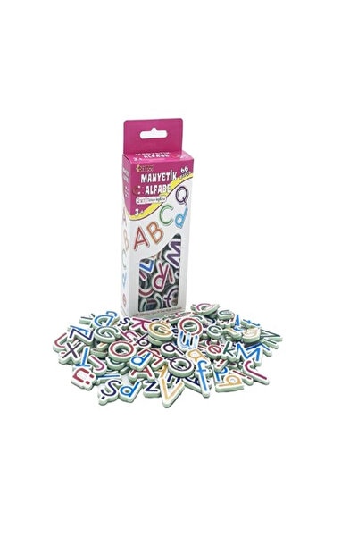 Shoplandu Eğitici Öğretici Türkçe İngilizce Alfabe Manyetik Set Magnet Mıknat...