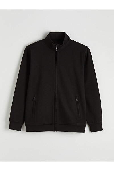 LC Waikiki Özmarka New Season Mock Neck Men's Zippered Sweatshirt