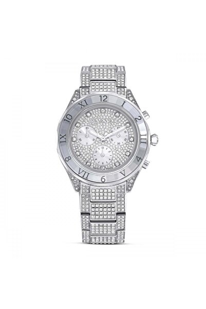 Swarovski Dextera Lux Saat İsviçre Üretimi Metal Bileklik Gümüş Ton Paslanmaz...