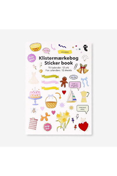 Flying Tiger Copenhagen Takvim İçin Sticker Kitabı