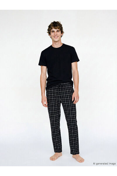 LC Waikiki Peak New Season Regular Fit Plaid Men's Pajama Bottoms