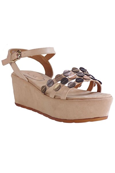 Miss NV SHOES MISS NV Γυναικεία Πέδιλα Πλατφόρμες V21-09061-90 Νude