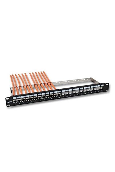 Hobibahçem 24 منفذ UB24-3824L CAT6 لوحة التصحيح الفارغة (10C-SB1U24PCAT6URE1A)