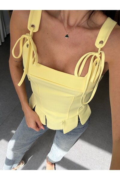 La Perla Boutique askılı bağlamalı korse bluz