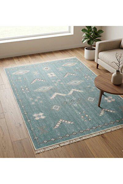 Bovia Home Çift Taraflı Dokuma Kilim – Bohem Desenli, İnce Yapılı Modern Deko...