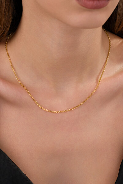 Zeynepli gold & jewelry 14 AYAR ALTIN DOÇ ZİNCİR KOLYE