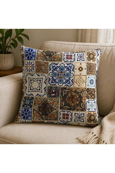 Dekoratif Desenli Kırlent Kılıfı 45*45 cm