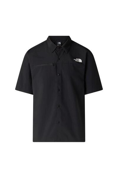 THE NORTH FACE M Packable Short Sleeve Shirt Men's T-Shirt Nf0A8Ftqjk31 Black-Xl