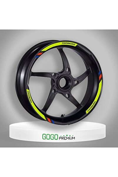 Gogo M POWER SARI HONDA DİO UYUMLU 1 SET JANT ŞERİDİ