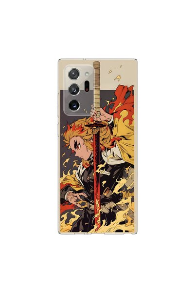 PPKin Samsung Galaxy Note 20 Ultra Compatible Anime 4/3 Design Transparent Case