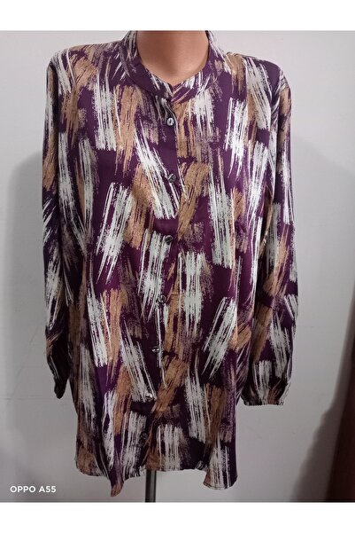 kotan giyim Büyük beden viskon gömlek