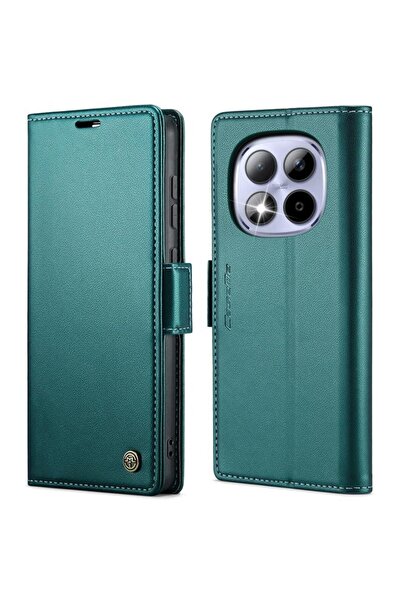 Caseme 023 Luminus Θήκη Πορτοφόλι Green (Xiaomi Redmi Note 15 Pro 5G)
