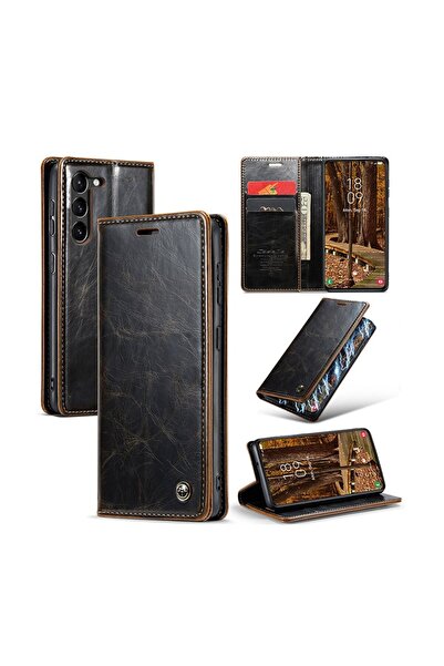Caseme 003 Lite Leather Θήκη Βιβλίο Coffee (Samsung Galaxy S23 Plus 5G)