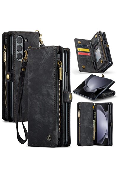 Caseme 008 Θήκη Πορτοφόλι Black (Samsung Galaxy Z Fold5 5G)