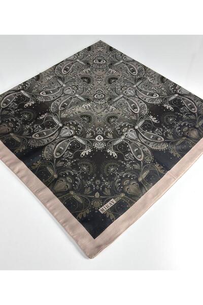 MİRAY Eșarfă supradimensionată din bumbac organic Nevada - 120 x 120 - 06453