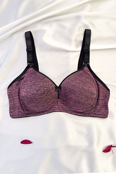 DNR İç Giyim Unpadded Silicone Bra Purple
