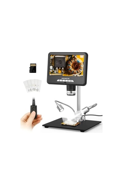 kızılelma teknik Andonstar AD207S HDMI Dijital Mikroskop 7''