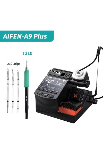 kızılelma teknik Aifen A9 Plus Havya Makinesi (C210 Kol, 3 Uç)