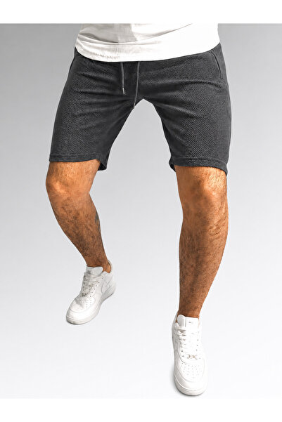 MONFİ Men's Shorts with Combed Cotton Pockets
