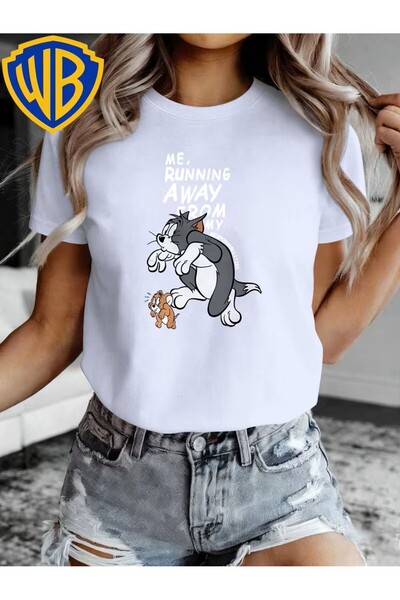 H&GHAMLEGİYİM Printed T-Shirt. Short Sleeve Summer & Spring Casual Top Wear T...