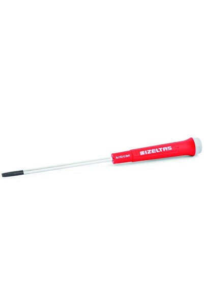 İzeltaş 4500 Elektronikçi Tip Düz Uçlu Klemens Tornavida 3x80mm