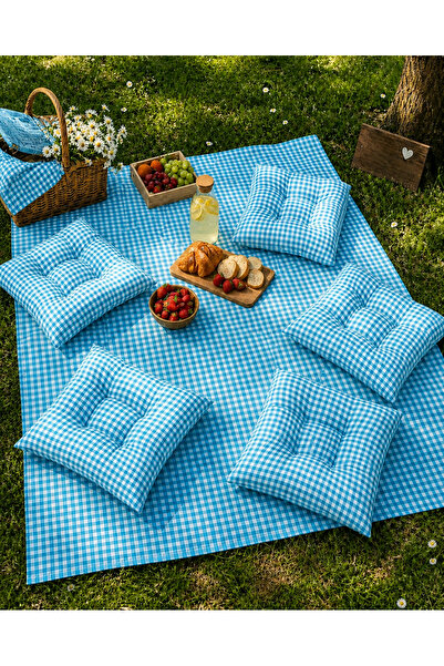 Belomia Home Collection Çanta Hediyeli Pötikare Desen Piknik Seti| Pötikareli...