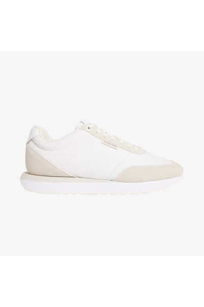 Calvin Klein Retro Runner Lace Up Kadın Beyaz Sneaker