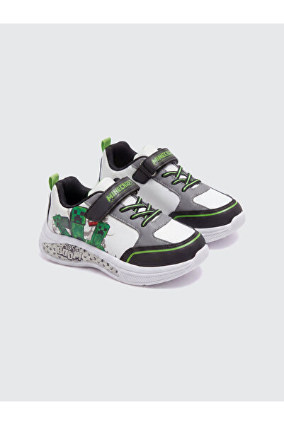 LC Waikiki Adidași pentru băieți cu imprimeu Minecraft