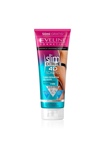 Eveline Cosmetics Σλιμ Εξτρίμ 4D, Αδυνατιστική, Κρέμα Σώματος, Μηροί, 250 ml