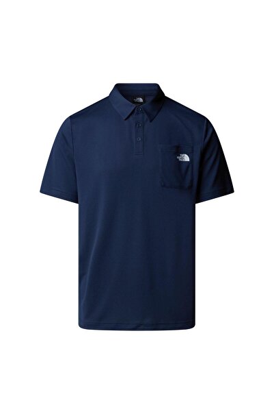 THE NORTH FACE M New Tanken Polo Men's T-Shirt Nf0A8Cru8K21 Navy Blue-M