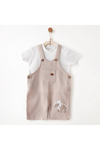 andywawa Baby Boy Muslin Salopet Set
