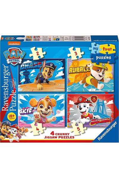 John Hellas Ravensburger Παζλ 2/3/4/5 Τεμ. Paw Patrol 03154