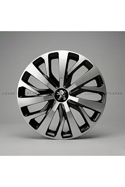 luvak PEUGEOT 301 Uyumlu JantKapağı - 15 İnç - 1 Takım (4 adet) - Çelik görün...