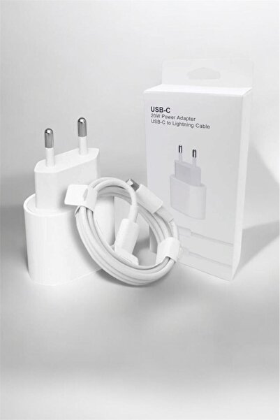 İtarz iPhone 14 13 12 11 Serisi Uyumlu 20W Hızlı Şarj Adaptör + Lightning Kablo