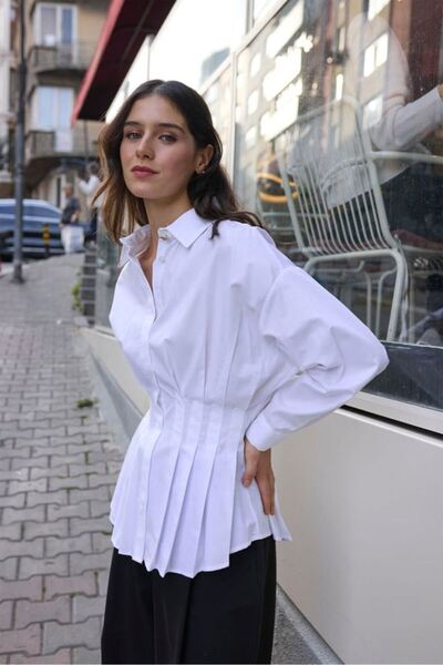 sckboutik PİLİLİ GÖMLEK