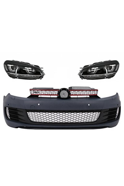 tuningset Bară de protecție față cu faruri LED, lumini de zi (DRL) și semnali...