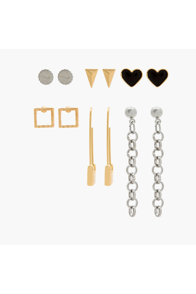 Lifestyle Pack of 6 Assorted Earrings