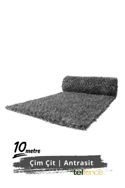 Telfence Çim Çit 200 Cm X 10 Metre | Antrasit