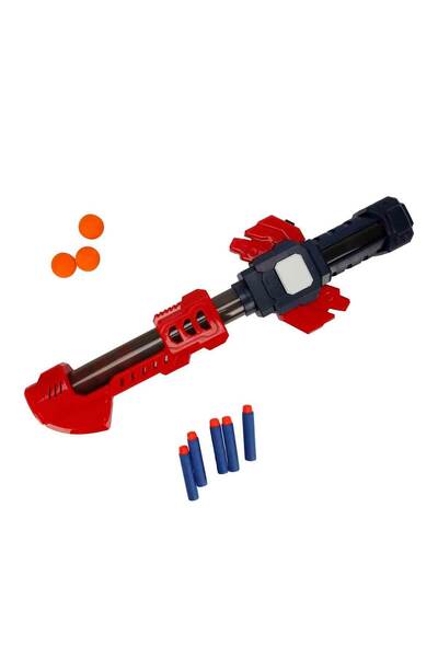 Sunman Zapp Toys 6 Toplu 6 Dart Sünger Dart Atan Silah 42 cm