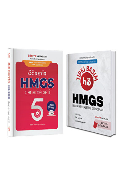 hukuk öğretir HMGS 5’li Özgün Deneme Seti + 3’lü ÖSYM Çıkmış Sorular Denemesi...